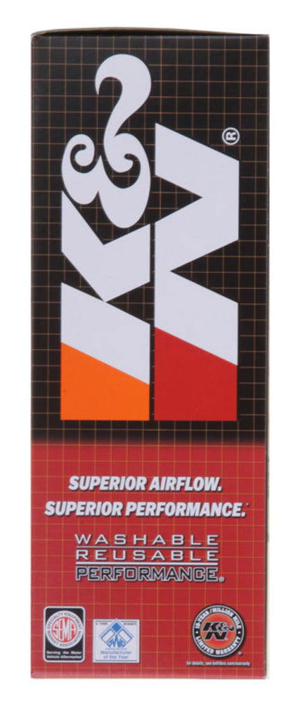 K&N Engineering Universal Oval High-Flow Air Filter Part E-3671 * 12 inch Length x 5.25 inch Width x 3.25 inch Height