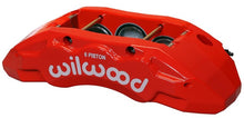 Load image into Gallery viewer, Wilwood TX6R Radial Mount Six-Piston Caliper for Heavy Duty Trucks and SUVs - Red Finish