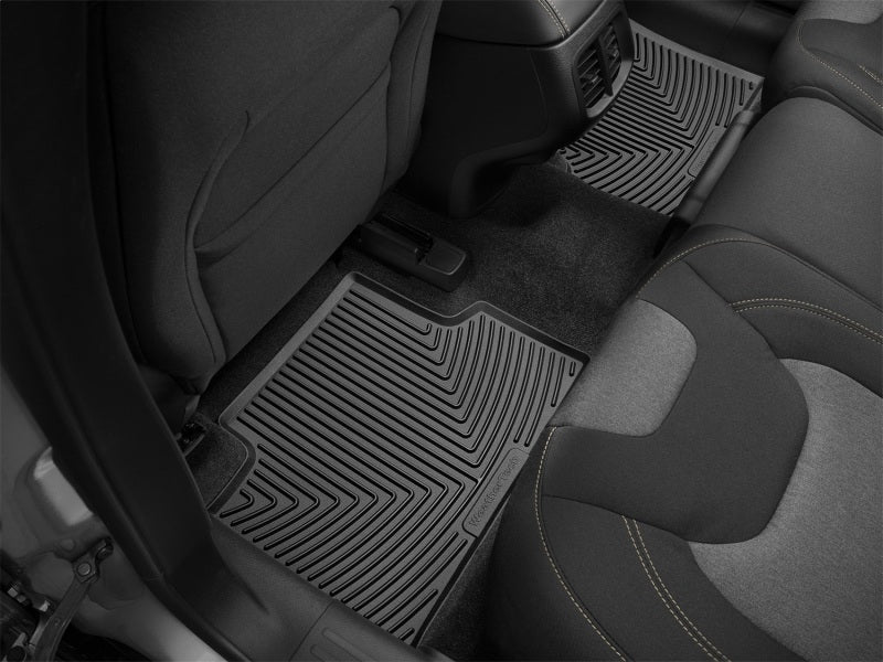 WeatherTech All-Weather Rear Floor Mats for 2014-2015 Jeep Wrangler and 2014 Jeep Cherokee, Black - W317