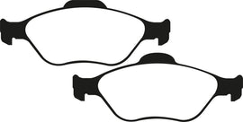 EBC Greenstuff 2000 Series Sport Brake Pads for Lotus 2009-2011 Exige & Elise - Front, Part Number EBCDP2197/2