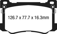 Load image into Gallery viewer, EBC Yellowstuff Front Brake Pads for Hyundai Genesis 3.8 * High-Performance Street and Track Use