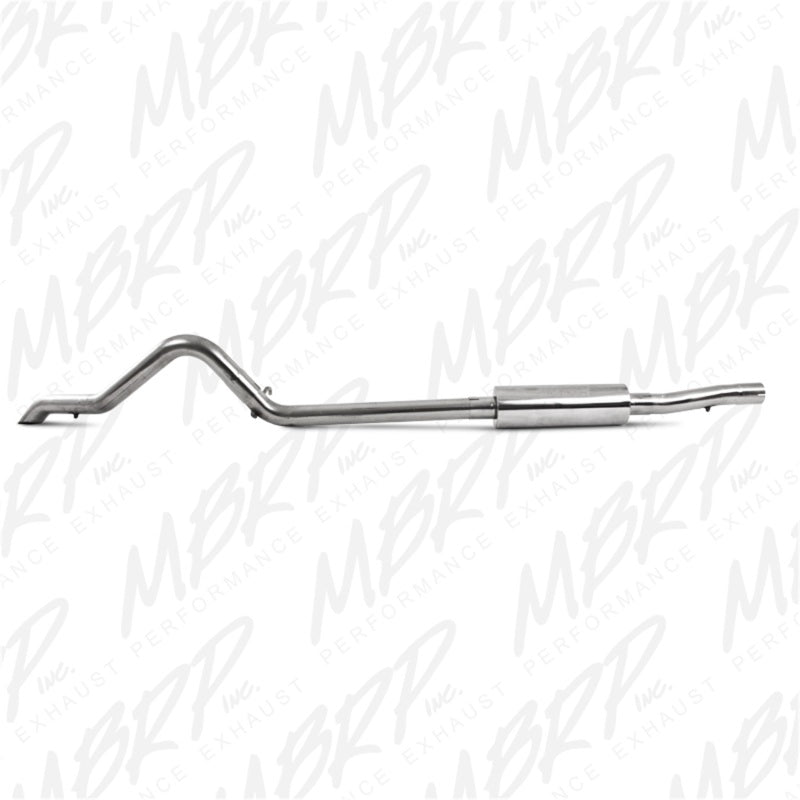 MBRP Armor Plus Series Off-Road Tail Pipe for 2007-2011 Jeep Wrangler 3.8L V6