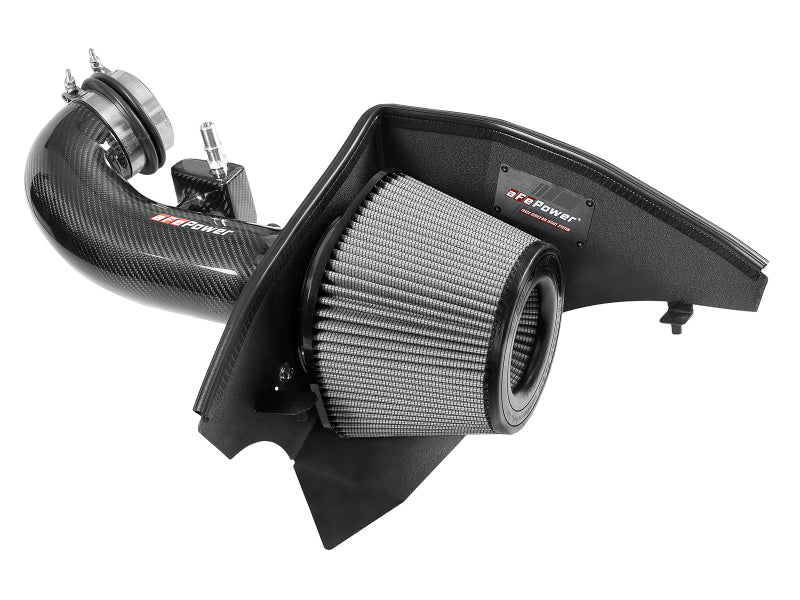 aFe 19-21 GM Trucks Track Series Carbon Fiber Cold Air Intake System with Pro Dry S Filter Part #AFE57-10015D
