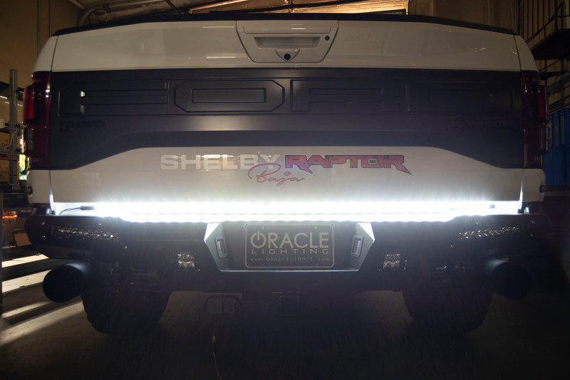 ORACLE Lighting 60-Inch Double Row LED Truck Tailgate Light Bar – Bright Red and White Emergency & Reverse Lights