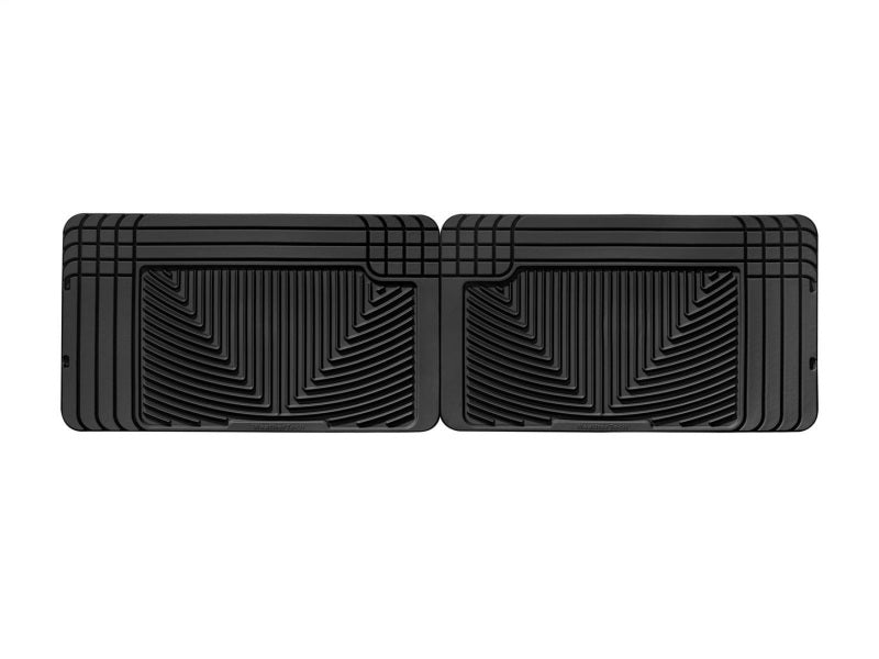 WeatherTech All-Weather Rear Floor Mats for 1990-1991 Volkswagen Vanagon - Black