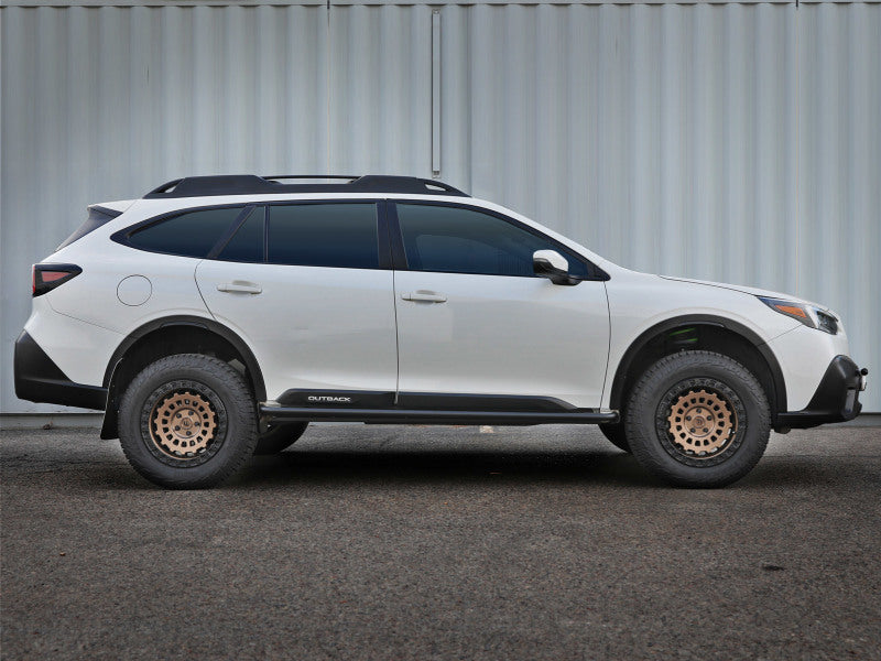 aFe POWER Terra Guard Trail Slider Steps for Subaru Outback (2020-2022) * Heavy-Gauge Steel Body Protection