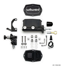 Load image into Gallery viewer, Wilwood Compact Tandem Master Cylinder 7/8 Inch Bore for Mustang (Pushrod) - Black, Part #WIL261-15522-BK