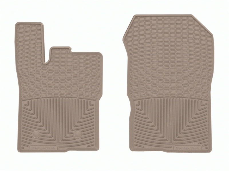 WeatherTech W697TN All-Weather Front Floor Mats for 2024-2026 Ford Ranger, Tan