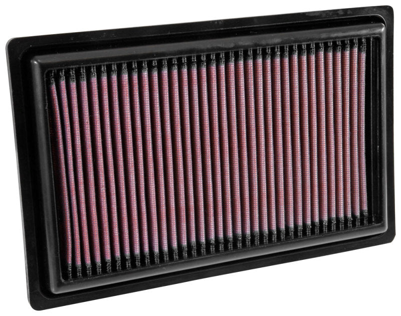 K&N Engineering Replacement Panel Air Filter for 2015-2017 Mercedes-Benz C300, GLC300, and SLK300 * Part Number KNN33-3034