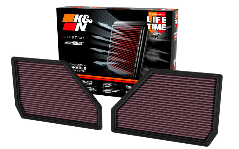 K&N Engineering High-Flow Replacement Air Filter for BMW X5 M V8-4.4L Part #knn33-5144