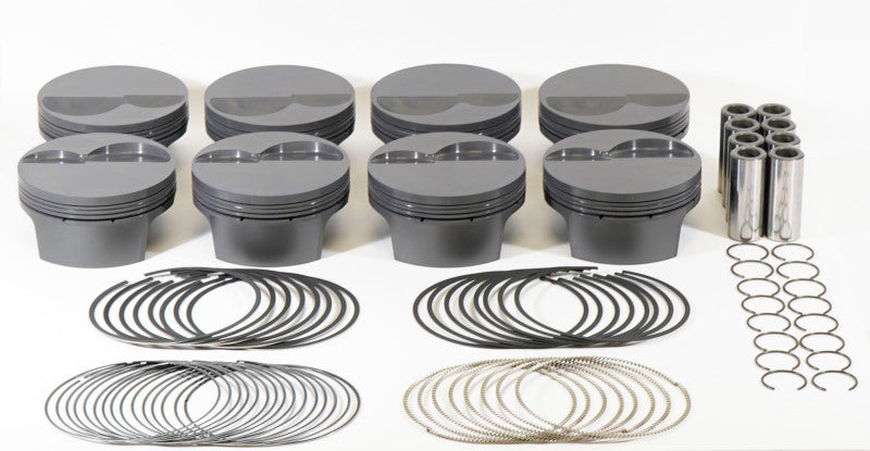 Mahle MS Piston Set for Small Block Ford 333 CID, 4.040 Inch Bore, 3.25 Inch Stroke, Part Number MHL930250140