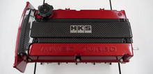 Load image into Gallery viewer, HKS Carbon Plug Cover for 4G63 Engines (Lancer Evolution IV - IX)
