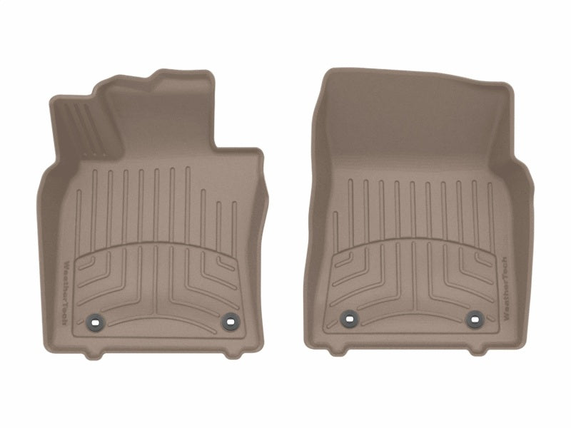 WeatherTech FloorLiner HP Front Floor Mat for 2019-2020 Lexus ES, Tan - Part wet4514961IM
