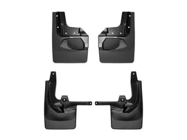 WeatherTech No-Drill DigitalFit MudFlap Kit for 2024-2026 Jeep Wrangler, Front and Rear, Black - WET110100-120099