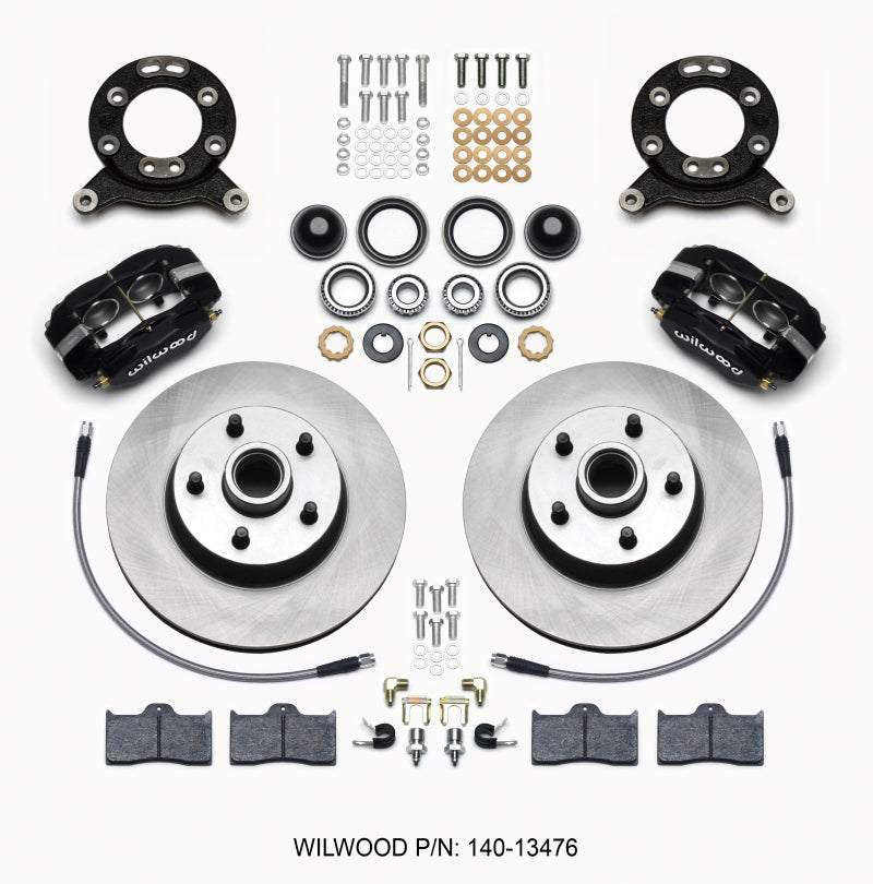 Wilwood Forged Dynalite-M Front Disc Brake Kit for 1965-1969 Ford Mustangs