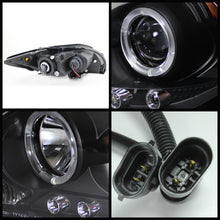 Load image into Gallery viewer, Spyder Scion tC 2008-2010 LED Halo Projector Headlights with Replaceable LEDs * Black