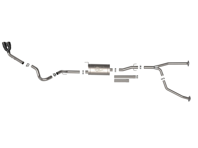 aFe Vulcan Series 2.5 Inch to 3 Inch Stainless Steel Cat-Back Exhaust System for Toyota Tundra 2022-2023