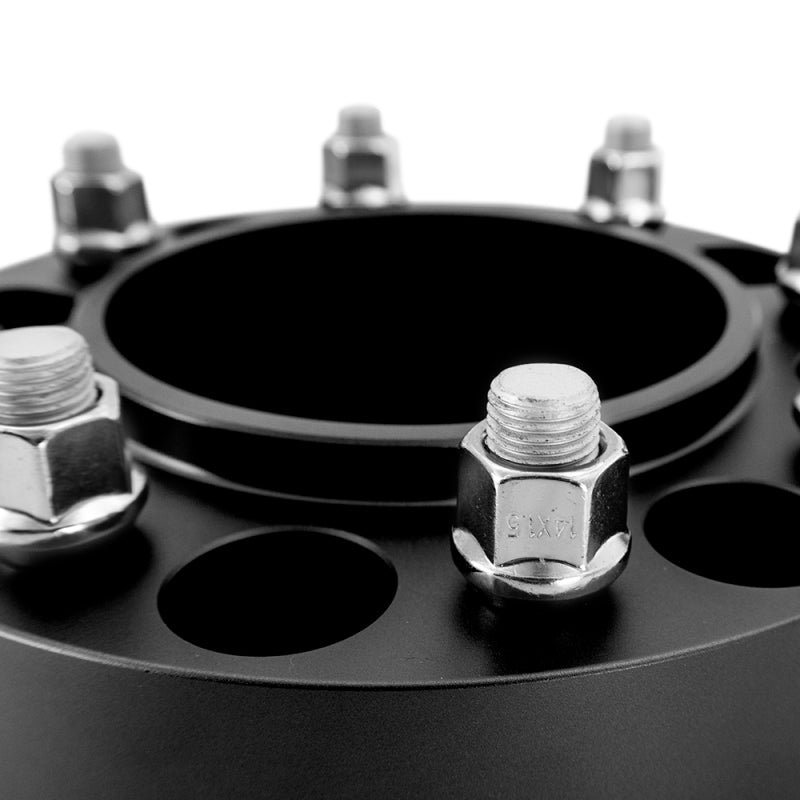 Mishimoto 30mm Hub-Centric Wheel Spacers, 6x139.7 Bolt Pattern, 93.1mm Bore, M12x1.5, Black - misBNWS-001-300BK
