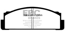 Load image into Gallery viewer, EBC DP4116R Yellowstuff Front Brake Pads for 1979-1982 Fiat 124 and Fiat X-1/9