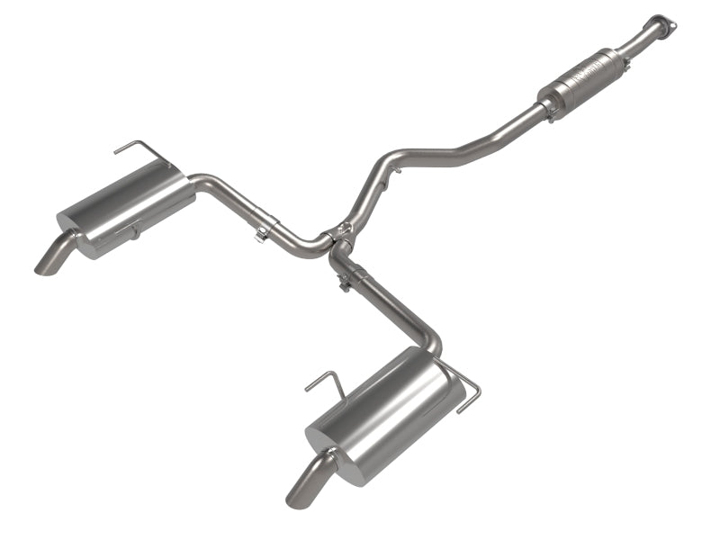aFe Takeda 2-1/2 Inch to 2-1/4 Inch Stainless Steel Cat-Back Exhaust System for Subaru Outback 2020-2022