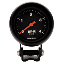 Load image into Gallery viewer, AutoMeter Z-Series 2-5/8 Inch 4,000 RPM Pedestal Tachometer Gauge - High-Performance Electric RPM Monitoring
