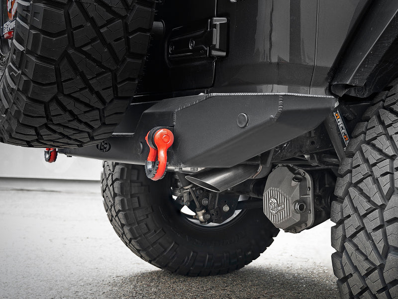aFe MACH Force-Xp Hi-Tuck 3-Inch Axle-Back Exhaust System for Jeep Wrangler JL 2018-2020 with 2.0L/3.6L Engines