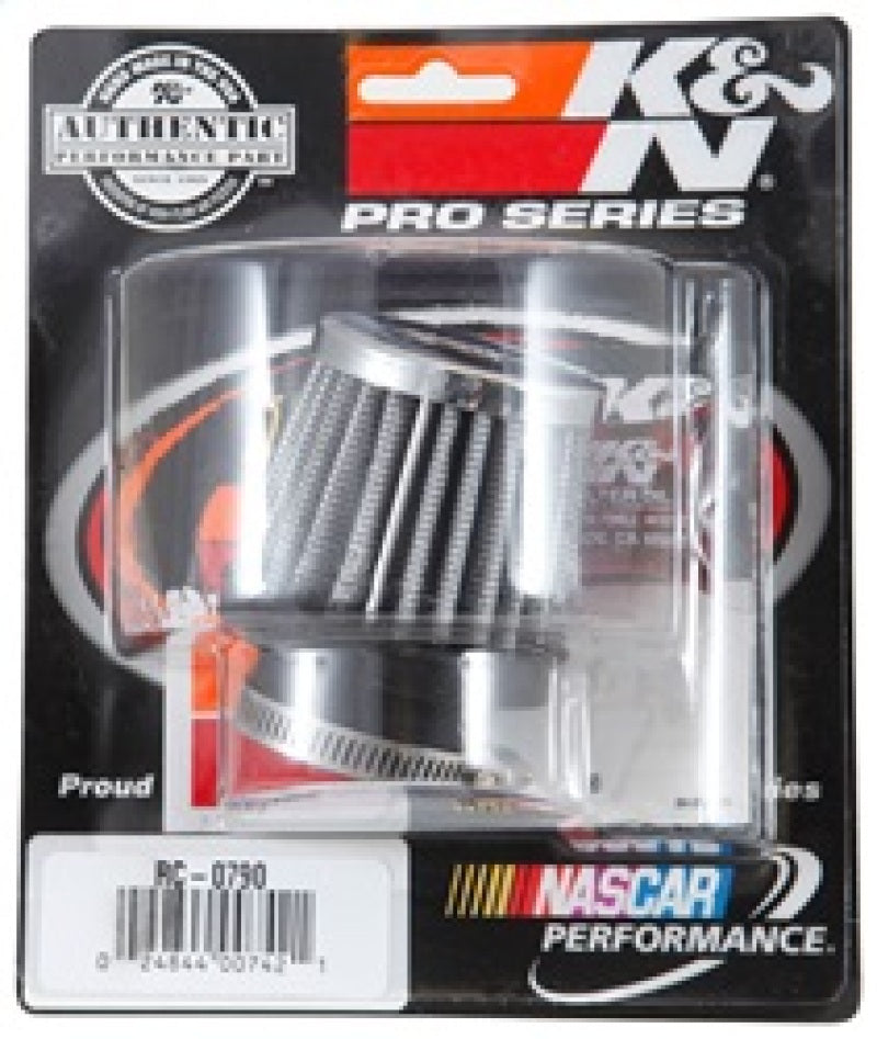 K&N Engineering Universal Chrome Air Filter Part KNRC-0790 for Automotive Applications