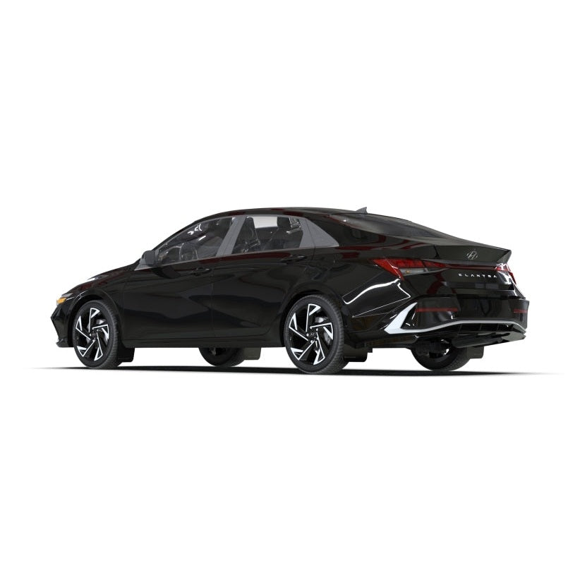 Rally Armor 24-25 Hyundai Elantra Black Mud Flap with Red Logo – Durable Polyurethane Mud Guards