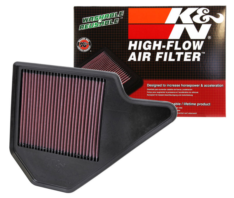 K&N Replacement Air Filter for 2011-2013 Chrysler Town & Country, Dodge Grand Caravan, and VW Routan * Part Number KN34-2462