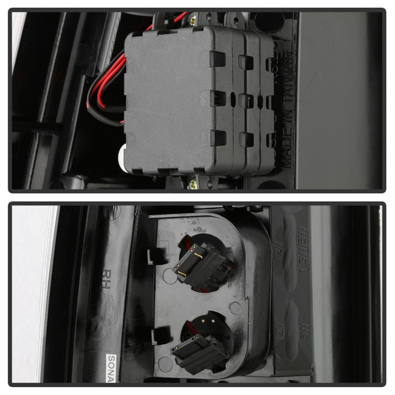 Spyder LED Tail Lights for Chevy Silverado 1500 and 2500 (2003-2007) * Black Finish