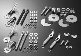 Cusco Body Pins for Aluminum Hood - Black Universal Fit (Part #cus00B 817 AB)