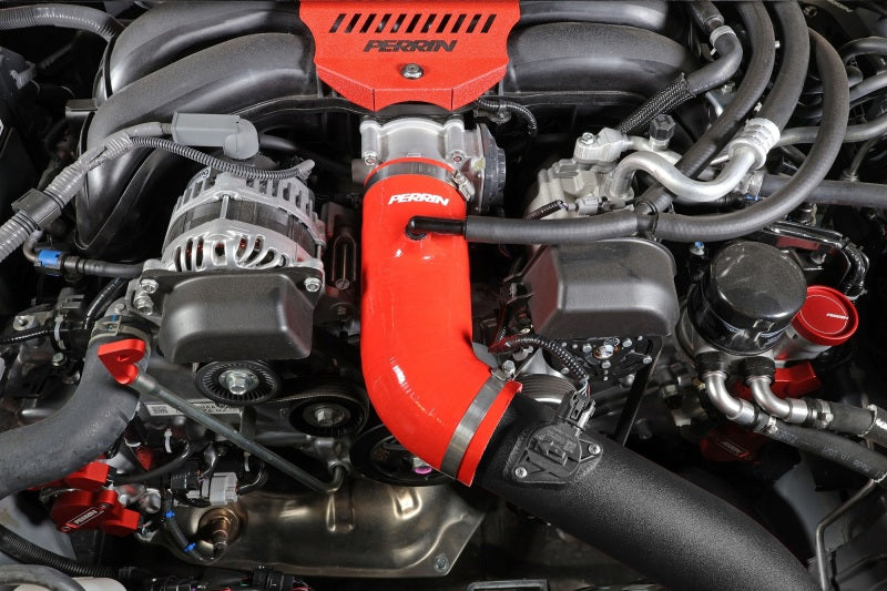 Perrin Performance Red Inlet Hose for Subaru BRZ and Toyota GR86 (Years 2022-2025)