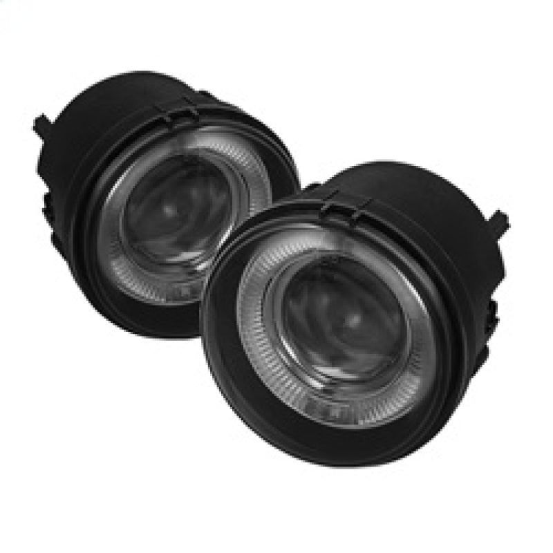 Spyder Halo Projector Fog Lights with Switch for Dodge Caravan and Nitro - Smoke