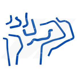 Mishimoto 2001-2005 Subaru WRX Silicone Ancillary Hoses - Blue Replacement Kit