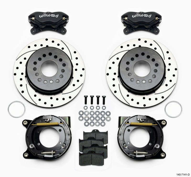 Wilwood Forged Dynalite P/S Park Brake Kit for Chevy 12 Bolt - Model Wil140-7141-D