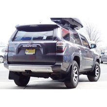 Load image into Gallery viewer, Rally Armor UR Series Polyurethane Mud Flaps for Toyota 4Runner – Black with Red Logo, Part Number RALMF48-UR-BLK/RD