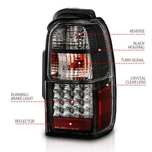 Load image into Gallery viewer, ANZO 2001-2002 Toyota 4Runner LED Tail Light Assembly with Clear Lens and Black Housing