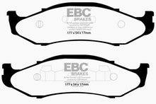 Load image into Gallery viewer, EBC Yellowstuff Brake Pads for Jeep Cherokee 1997-2001 * High Performance Street and Track Use