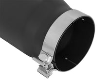 Load image into Gallery viewer, aFe Power MACH Force-Xp 5-inch Inlet x 6-inch Outlet Black Exhaust Tip * Part #afe49T50601-B15