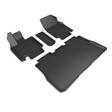 3D MAXpider KAGU Series All-Weather Floor Mats for Tesla Cybertruck 2024, Black, Part Number ACE L1TL05001509