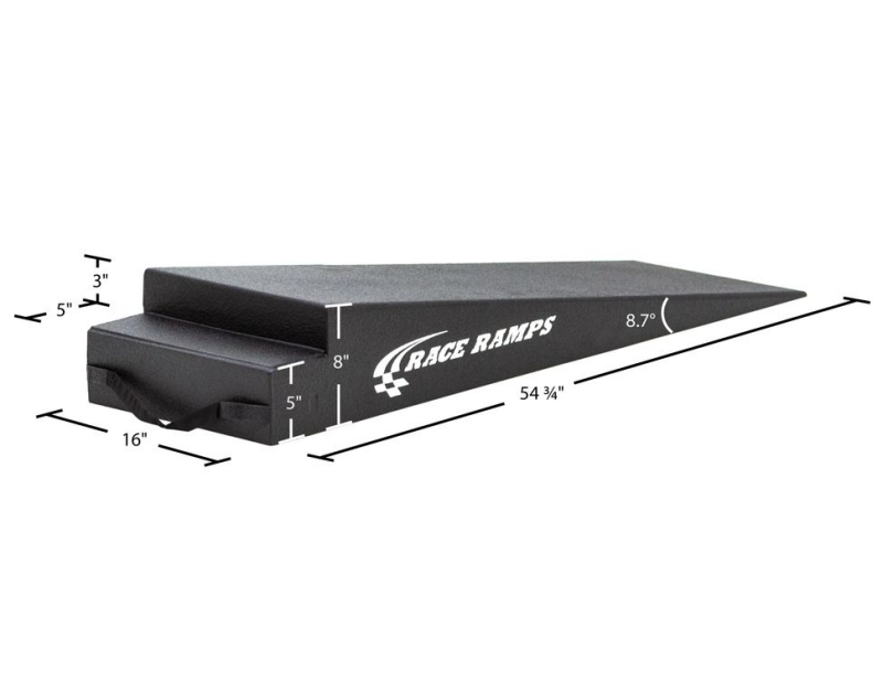 Race Ramps 8-inch Trailer Ramps with 8.7 Degree Approach Angle - RRPTR-8
