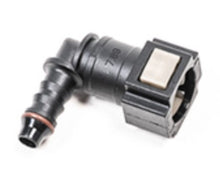 Load image into Gallery viewer, Radium Engineering 5/16 inch SAE Female to 3/8 inch Hose Barb 90 Degree Fitting
