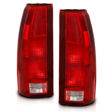 Load image into Gallery viewer, ANZO 1988-1999 Chevy C1500 Tail Light Assembly with Chrome Housing - Red and Clear Lens Pair
