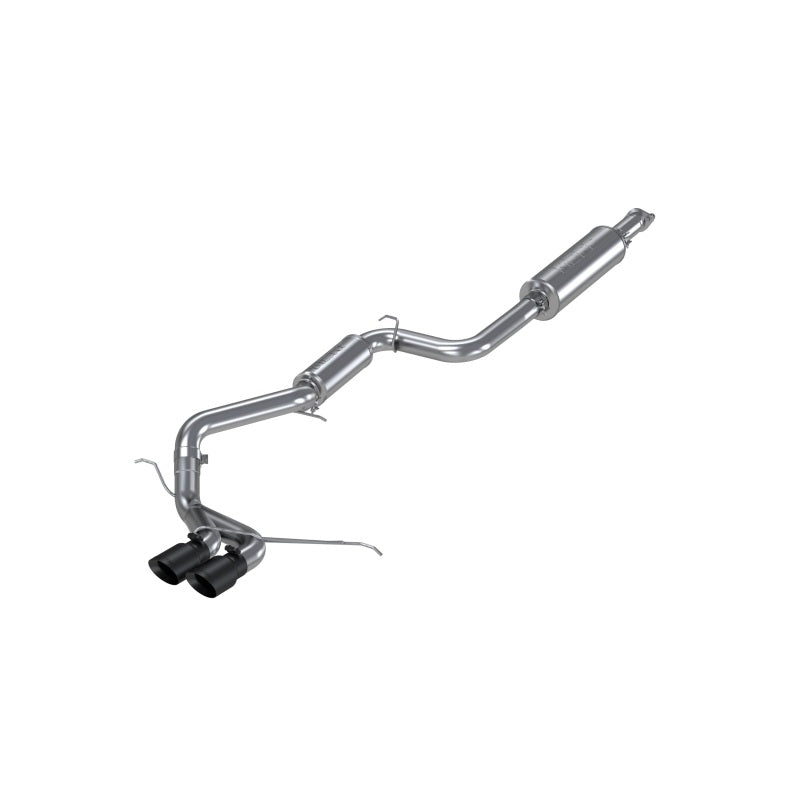 MBRP Armor Plus Series 13-17 Ford Focus ST 2.0L EcoBoost Dual Center Outlet T409 Cat Back Exhaust System with Black Tips