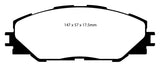 EBC Redstuff Ceramic Low Dust Brake Pads for Toyota Matrix and Pontiac Vibe (Part No. EBCDP31792C)