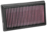 K&N Engineering High-Flow Replacement Air Filter for 2018-2020 Hyundai Accent and 2019 Kia Rio
