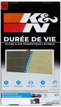 Load image into Gallery viewer, K&amp;N Engineering HVAC Filter Part Number KNNHVC-11425 * Washable 14 x 25 x 1 High-MERV Synthetic Air Filter