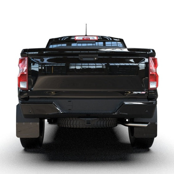 Rally Armor 23-25 Chevy Colorado ZR2 Black Mud Flap with Metallic Black Logo