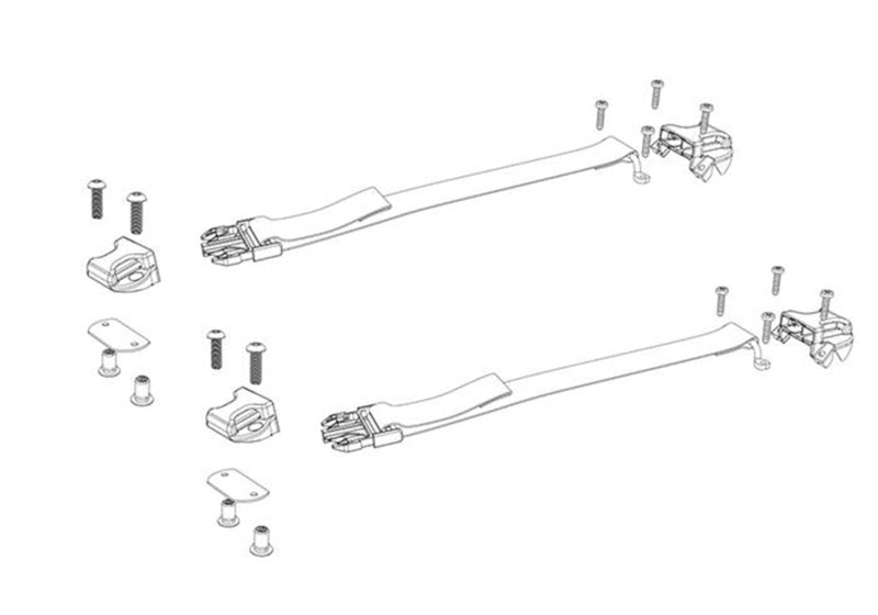 BAK BAKFlip Complete Buckle and Strap Kit for Select Truck Bed Covers