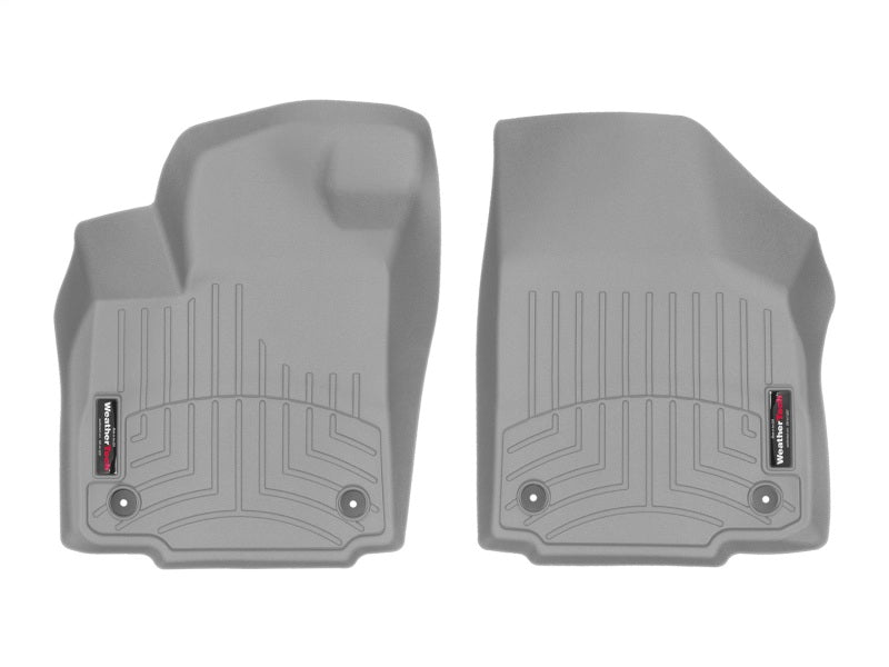 WeatherTech DigitalFit Front FloorLiner for 2019 Chevrolet Silverado 1500 Crew Cab - Gray
